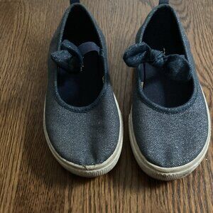 Carters Girls Mary Jane Navy Flats Size 1 Youth